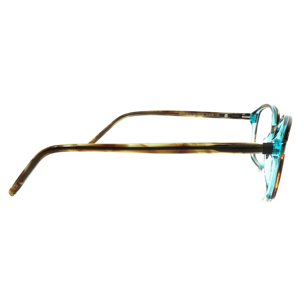 Tom Davies Eyeglasses Frames TD749 Col. 1596 Brown Tortoise on Blue 51-18-140